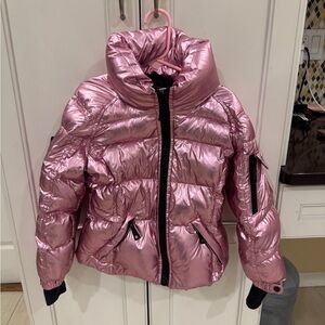 SAM. Metallic Pink and Black Jacket